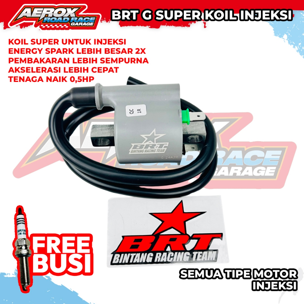 Koil Coil BRT Injeksi karburator G-Super Universal Semua Motor Aerox nmax lexi vario pcx adv mio bea