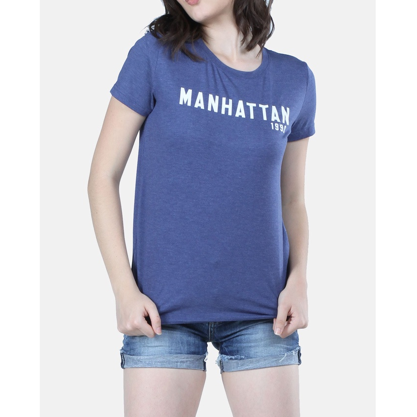 Ninety Degrees Kaos Wanita Tantan Navy Blue 12621D4NV