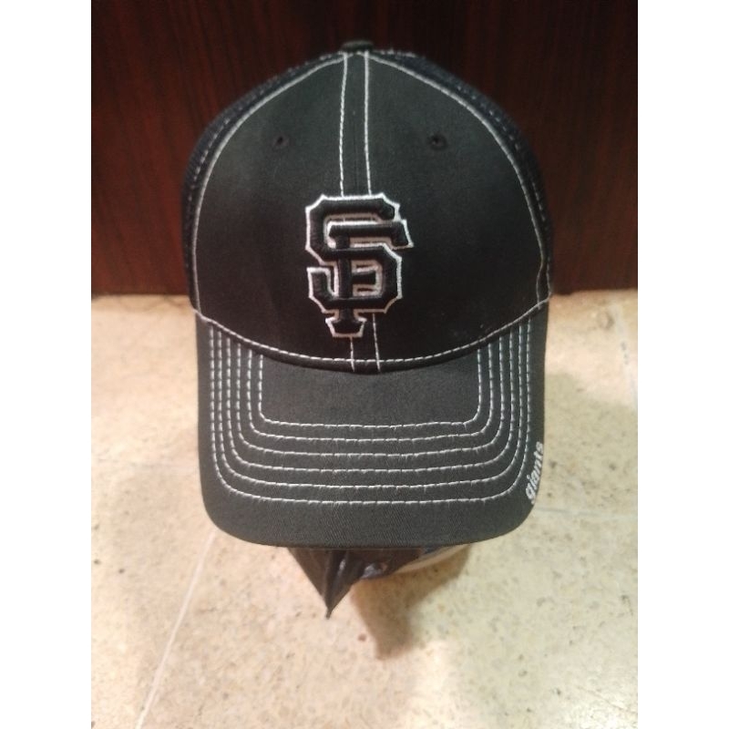 Topi New era x mlb sf hitam original second bekas
