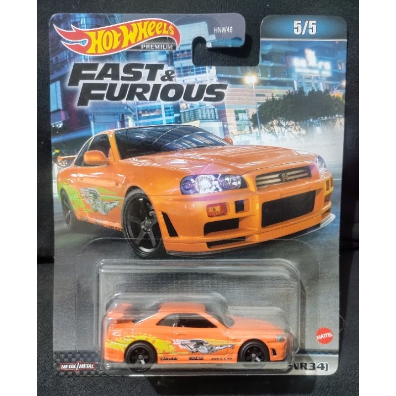 Hot Wheels Nissan Skyline R34 Fast & Furious