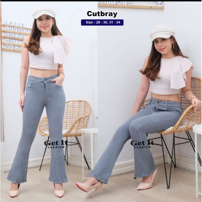 CELANA JEANS CUTBRAY WANITA GET IT Sz 28-34
