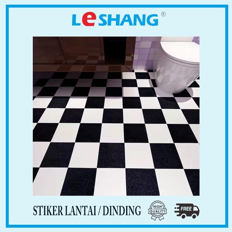 Wallpaper Kamar Mandi Anti Air Perekat Diri Lantai PVC Stiker Dinding Toilet Anti Selip Wallpaper Da