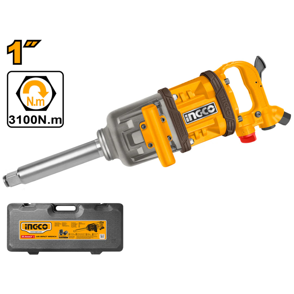 Pembuka Roda Angin 1" INGCO AIW11222 Air Impact Wrench 1 Inch Pembuka Baut Truk Mobil