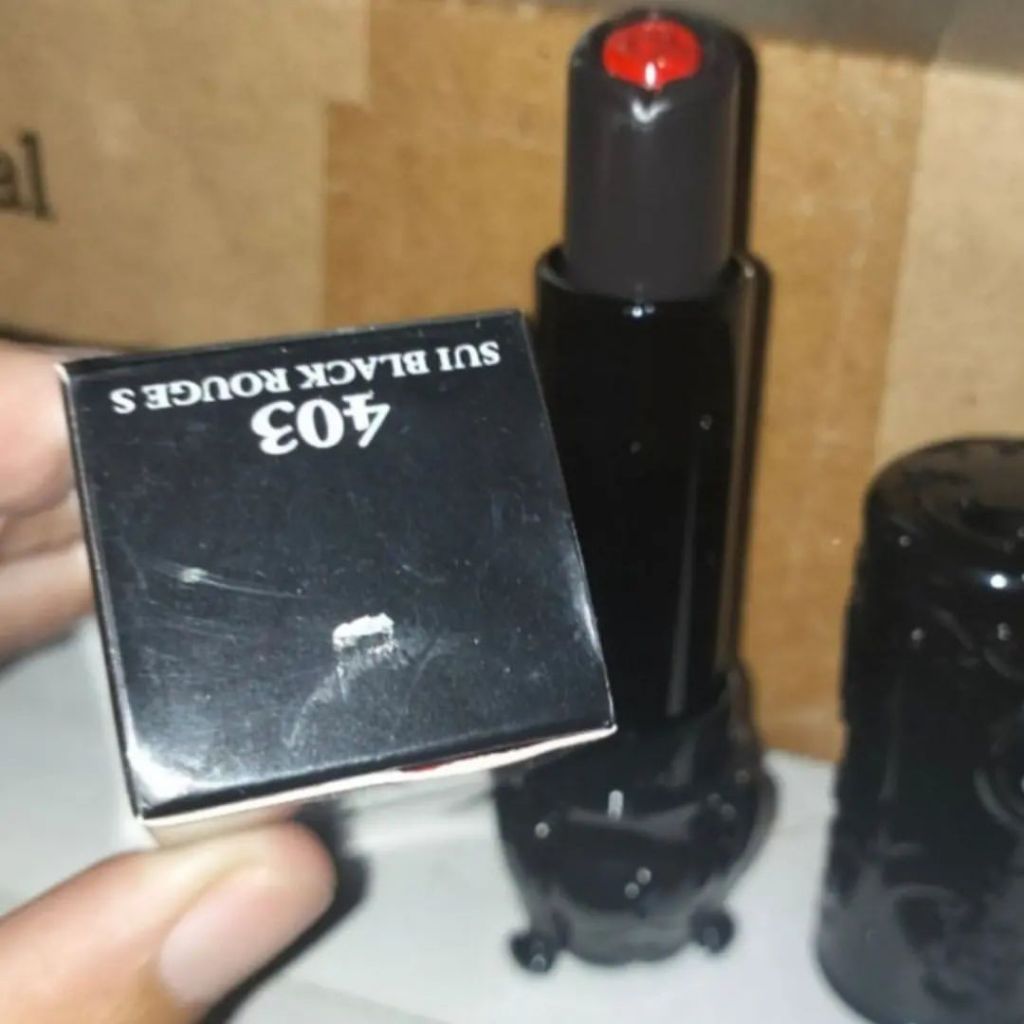 Anna sui black rouge lipstick preloved