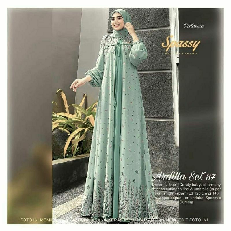 GAMIS PESTA MEWAH ELEGAN TERBARU ARDILLA SET  / GROSIR BUSANA SURABAYA