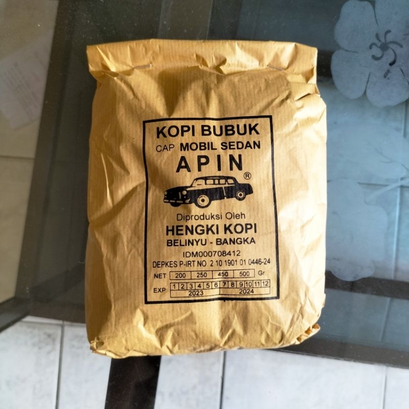 

Kopi Hitam Bubuk Kopi Apin Kopi Mobil Sedan Apin Belinyu Bangka