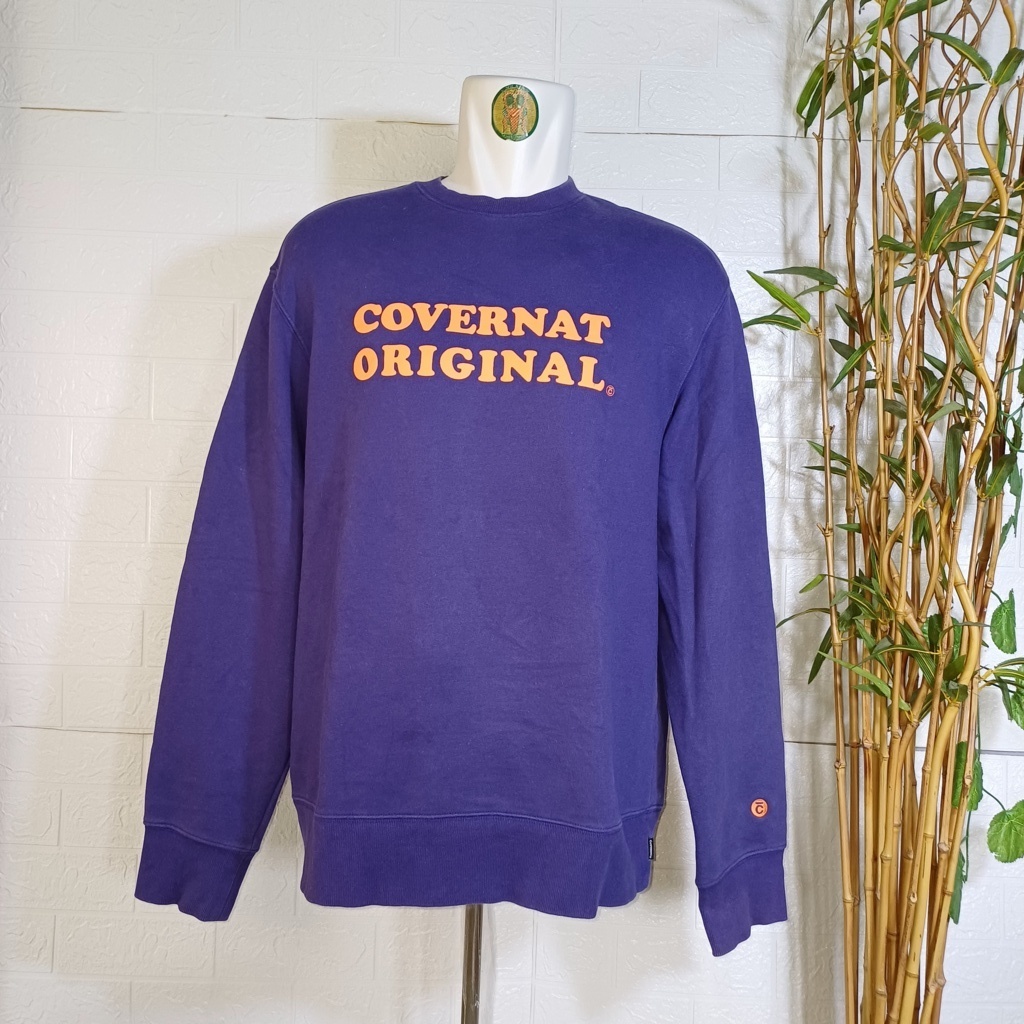 CREWNECK COVERNAT ORIGINAL, SIZE XL (SECOND BRANDED) BIRU, CN0247