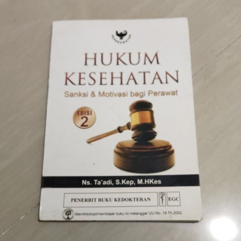 BUKU HUKUM KESEHATAN PENERBIT BUKU KEDOKTERAN