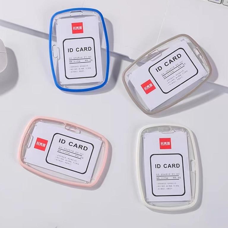 

Best Model ID Card HolderCard holder Acrylic Name Tag DIYTempat Photocard Kartu Foto Alat Tulis Sekolah 3 inch Cover TransparantSuning Mall