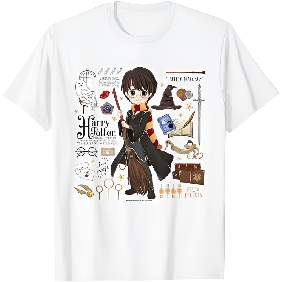 BAJU KAOS Harry Potter Everything that is Harry Potter T-Shirt - Kaos Harry Potter Katun Nyaman