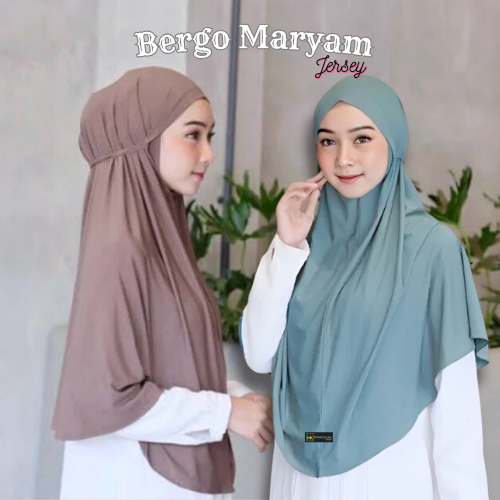 𝐊𝐡𝐚𝐢𝐳𝐮𝐫𝐚𝐧𝐇𝐢𝐣𝐚𝐛 jilbab bergo tali jersey premium/ JILBAB BERGO JERSEY MARYAM
