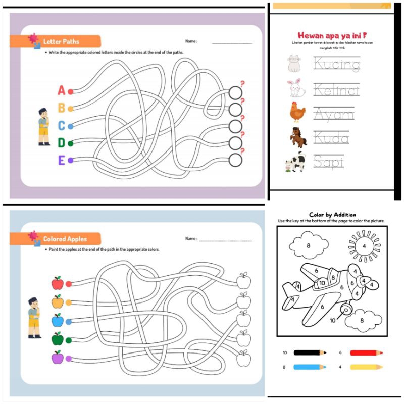 Worksheet For Kids Printable