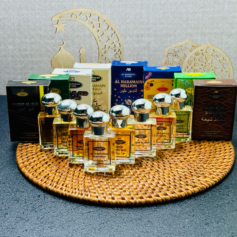 Parfum Al Haramain madinah non alkohol 15 ml roll on original | Minyak Wangi Al Haramain madinah