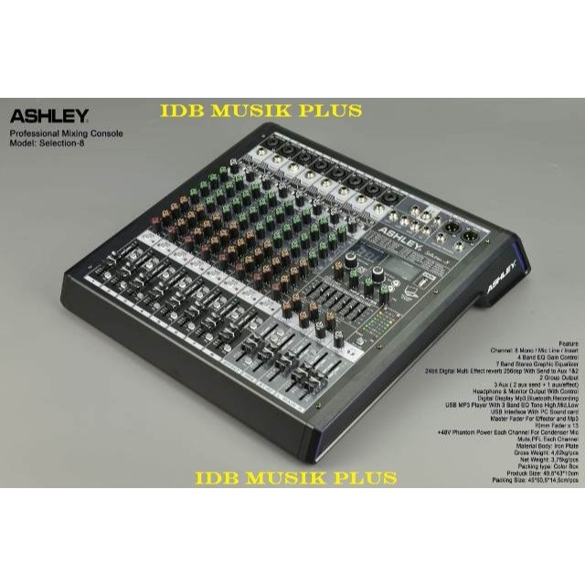 Mixer 8 Ch Ashley Selection8 Selection 8 Original