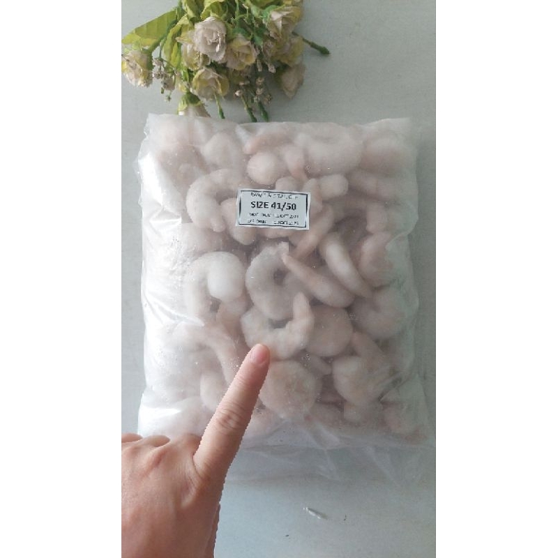 

Udang kupas beku 1 Kg, Udang Vaname size 41/50