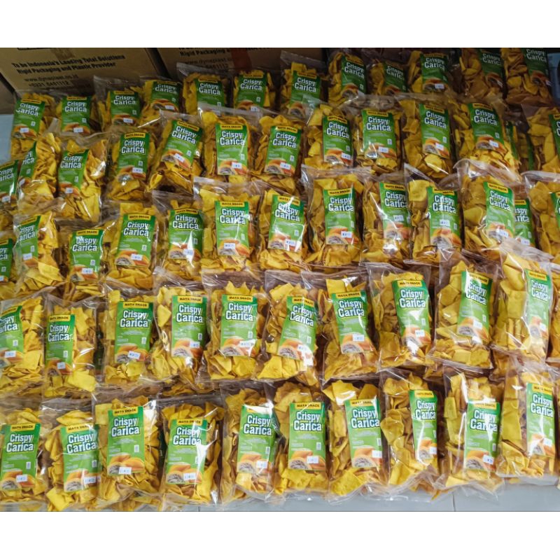 

PAKET USAH KERIPIK CARICA 10 BKS PAKET CRISPY CARICA DIENG