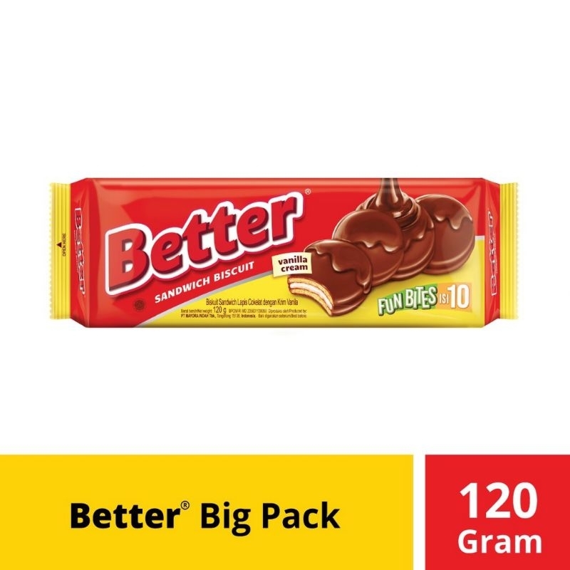 

Better Vanila Big Pack 120g