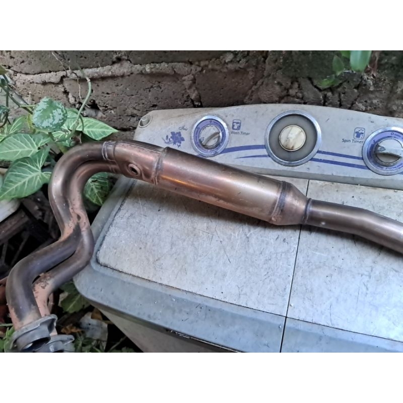 Pipa header knalpot All New ninja 250 fi ninja 250fi injeksi leheran original ori copotan standar ke