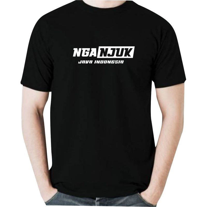KAOS NGANJUK JAVA/KAOS DISTRO NGANJUK JAWA TIMUR TULISAN SIMPLE