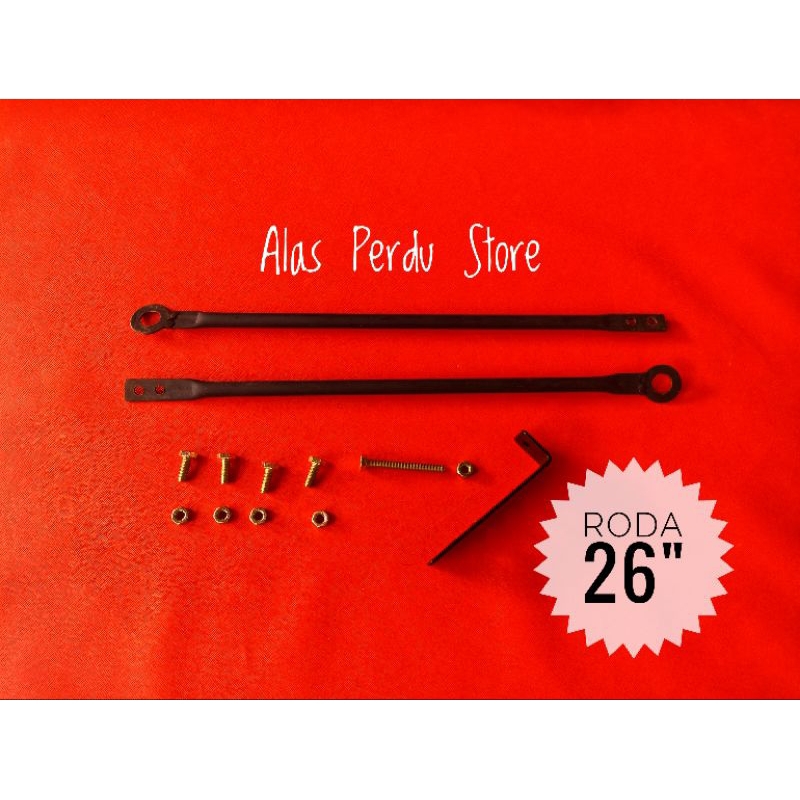 Kaki-Kaki Keranjang Sepeda Front Rack Sepeda Lipat/ Minion/ Minivelo/ Commuter Bike/ Gravel Bike/ Se