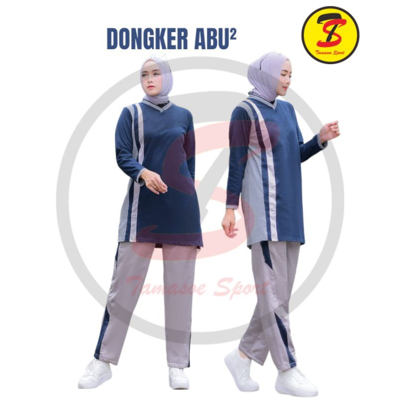 Stelan Baju Olahraga Wanita // Stelan Kaos Olahraga // Stelan Training