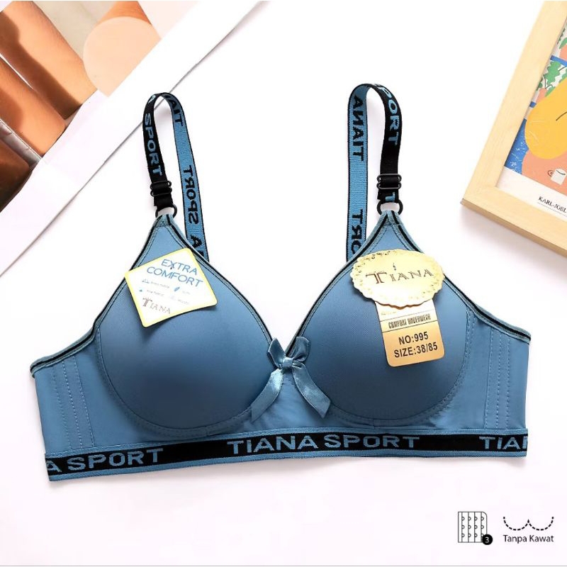 tiana .Hanna bra .tely.3369 bra abg tanpa kawat Bra sport secret kancing 3