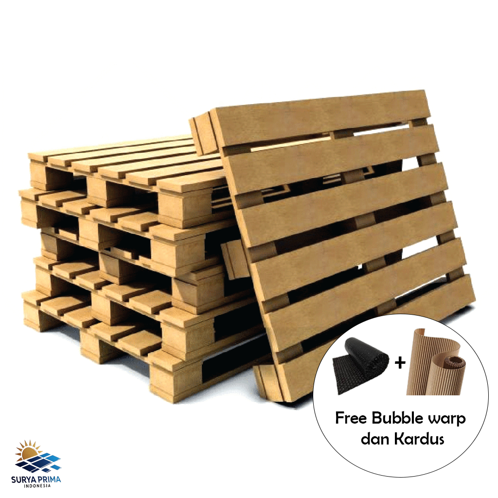

Packing Kayu untuk Panel Surya Jinko, Trina, Longi. Free Bubble Warp dan Kardus