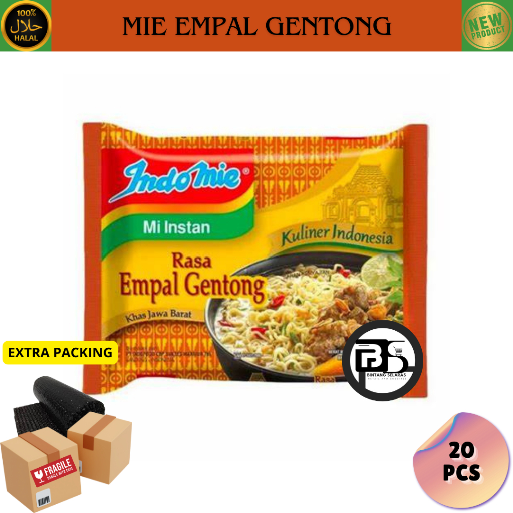 

INDOMIE EMPAL GENTONG 5-20 PCS