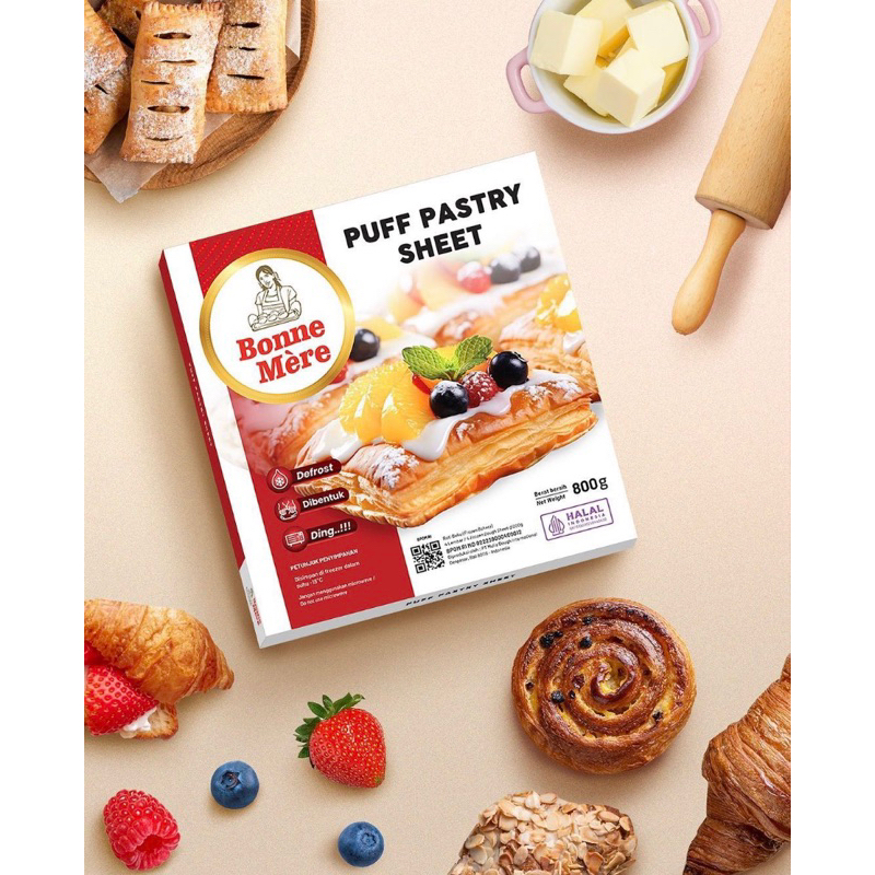 Bonne Mere Puff Pastry sheet 800gr