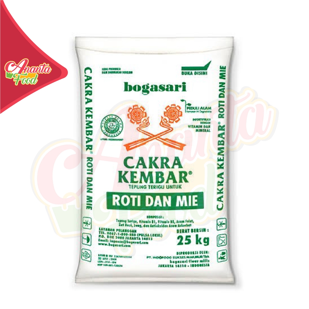 

Tepung Cakra Kembar 25 Kg