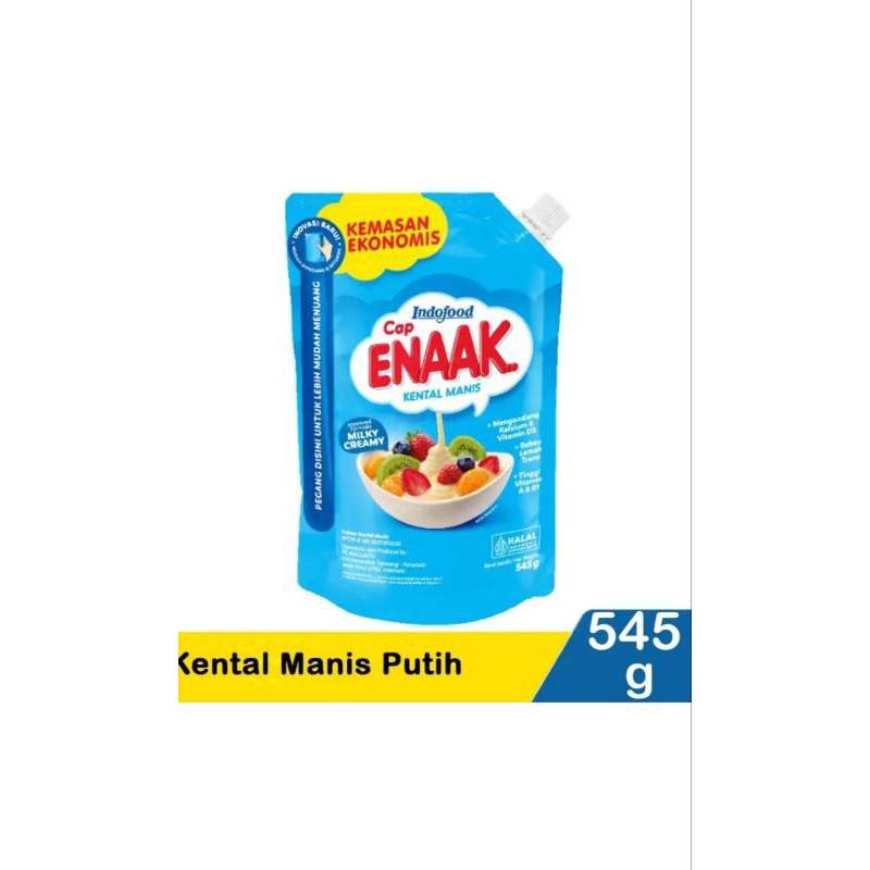 

Susu Cap Enak Krimer Kental Manis Putih Pouch 545 Gram