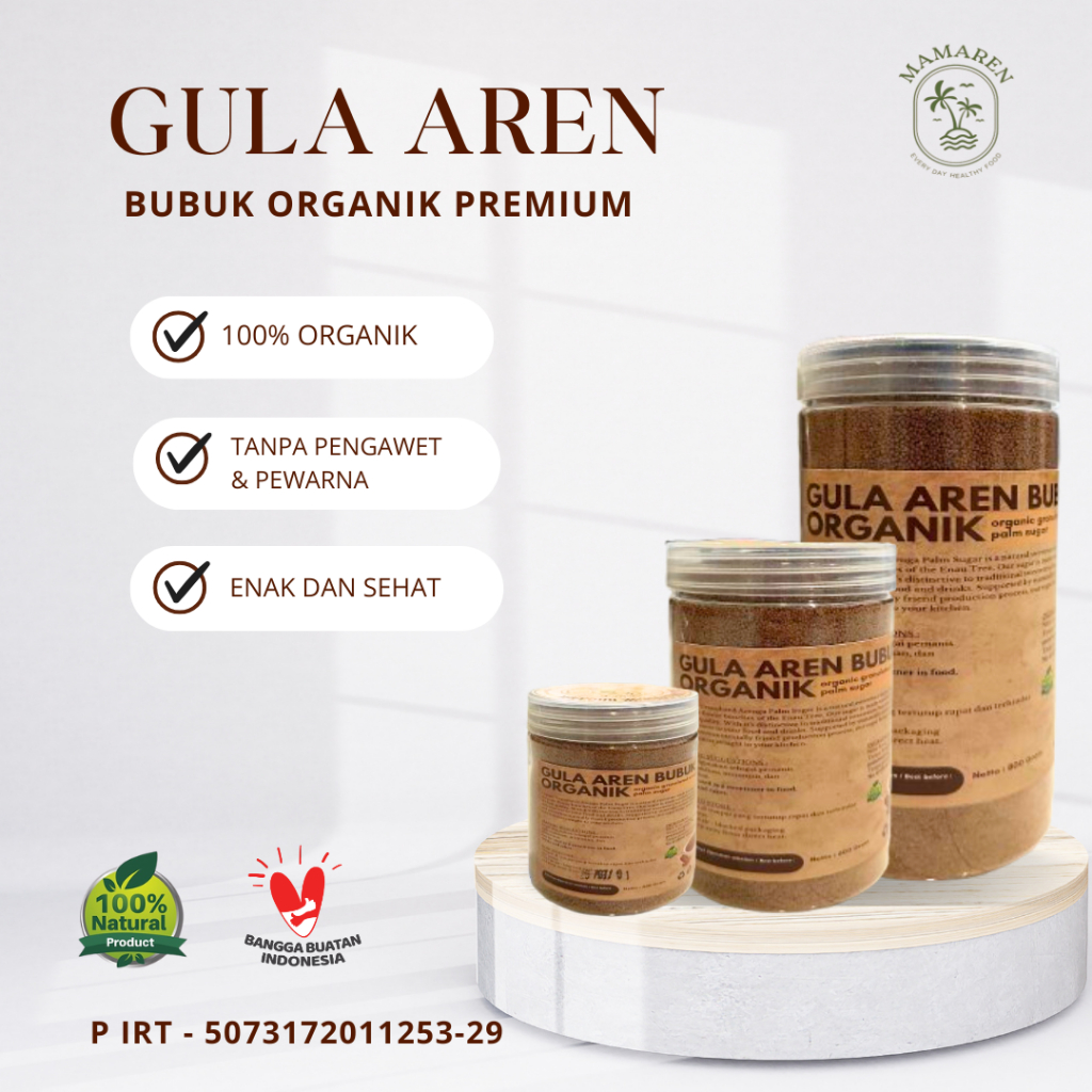 

GULA AREN SEMUT /NILA AREN BUBUK ORGANIK