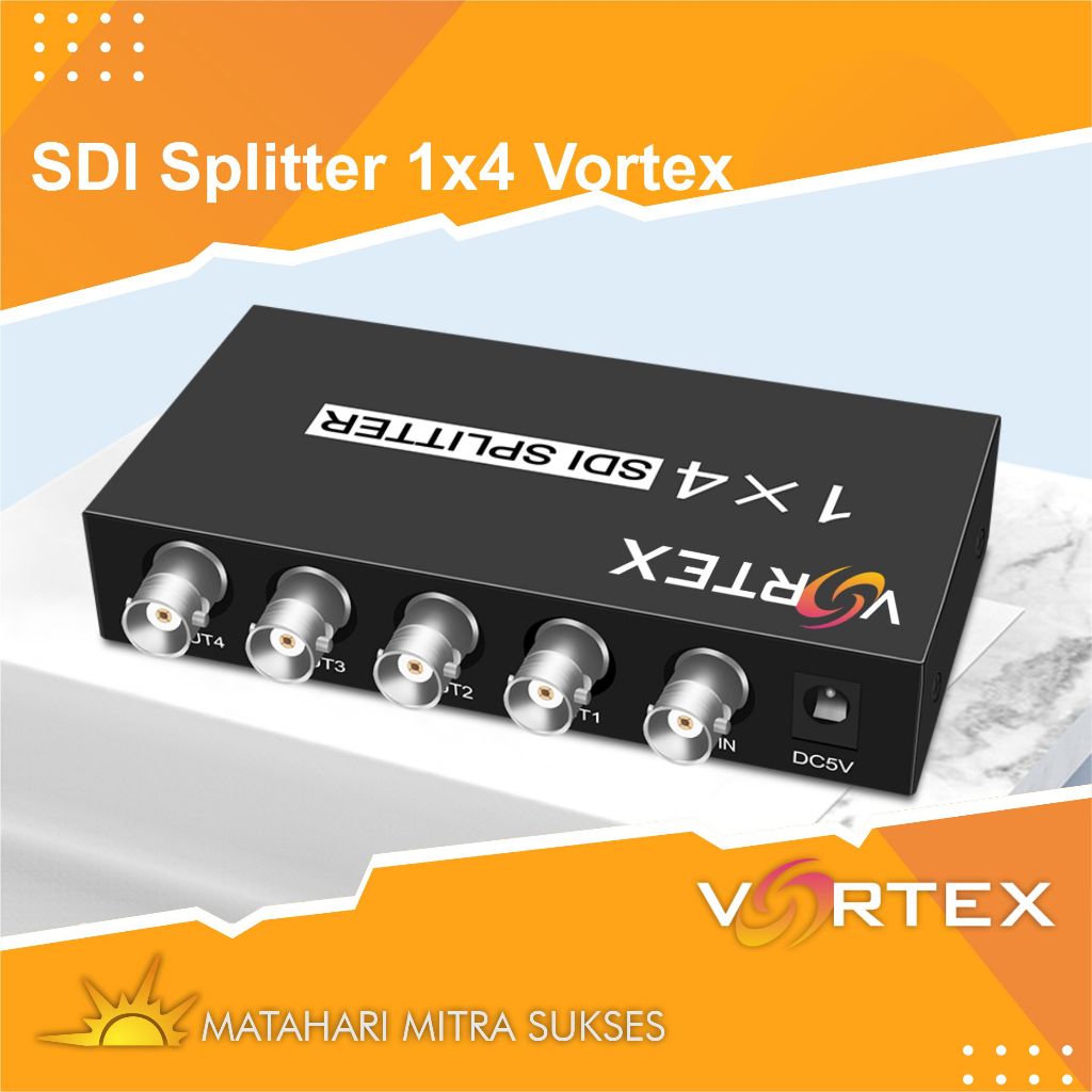 SDI Splitter 1x4 Port 3G HD SDI Support 1080p Vortex