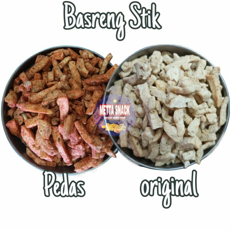 

Stik Basreng Pedas dan stik basreng asin 250 Gram