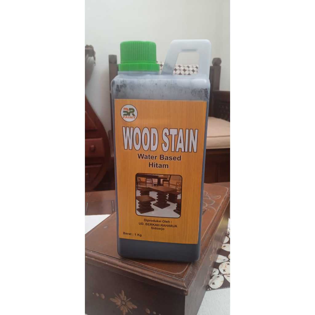 WOOD STAIN WATER BASED CAT DUCO KAYU FURNITURE WARNA HITAM / PUTIH MURAH BERKWALITAS