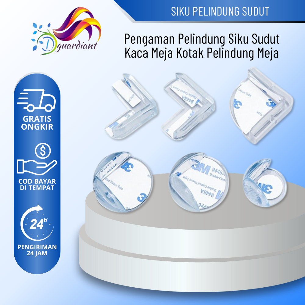 Pengaman Pelindung Siku Sudut Kaca Meja Kotak Safety Guards Pelindung Siku Meja