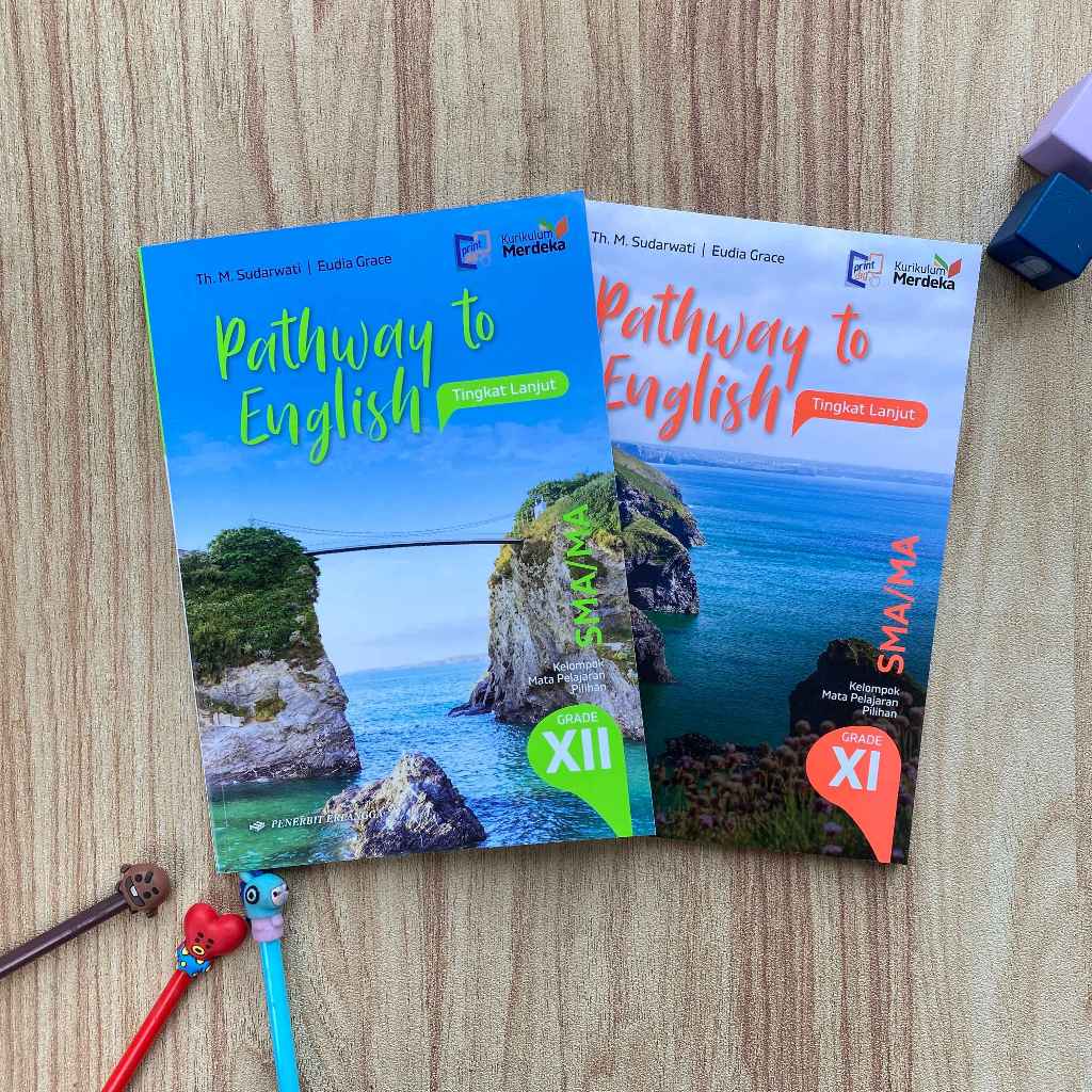 Pathway to English Tingkat Lanjut SMA Kelas 11 12 - Kurikulum Merdeka - Penerbit Erlangga - Buku Ori