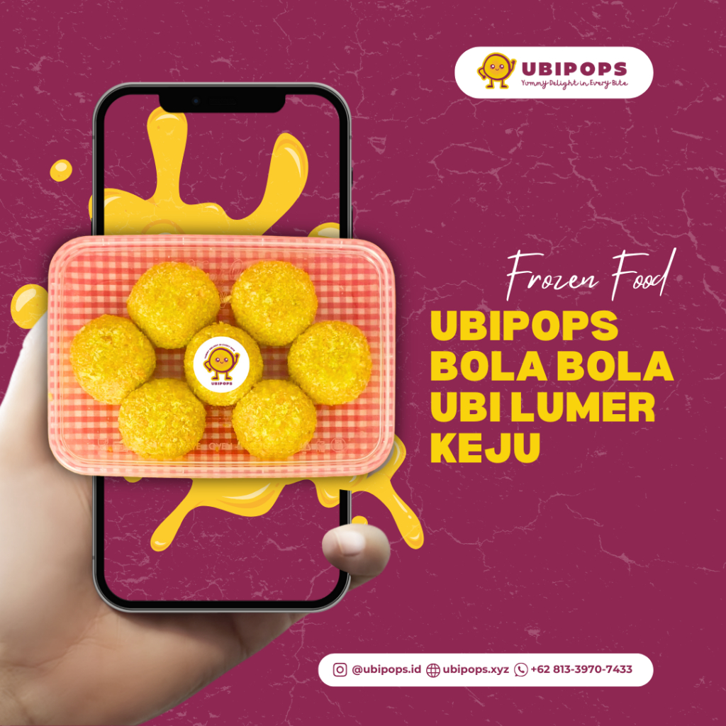 

Ubi Pops | Frozen Food | Bola Ubi Frozen Food Rasa Keju | Bola Ubi Lumer Rasa Coklat Keju | Bola Ubi by Ubi Pops