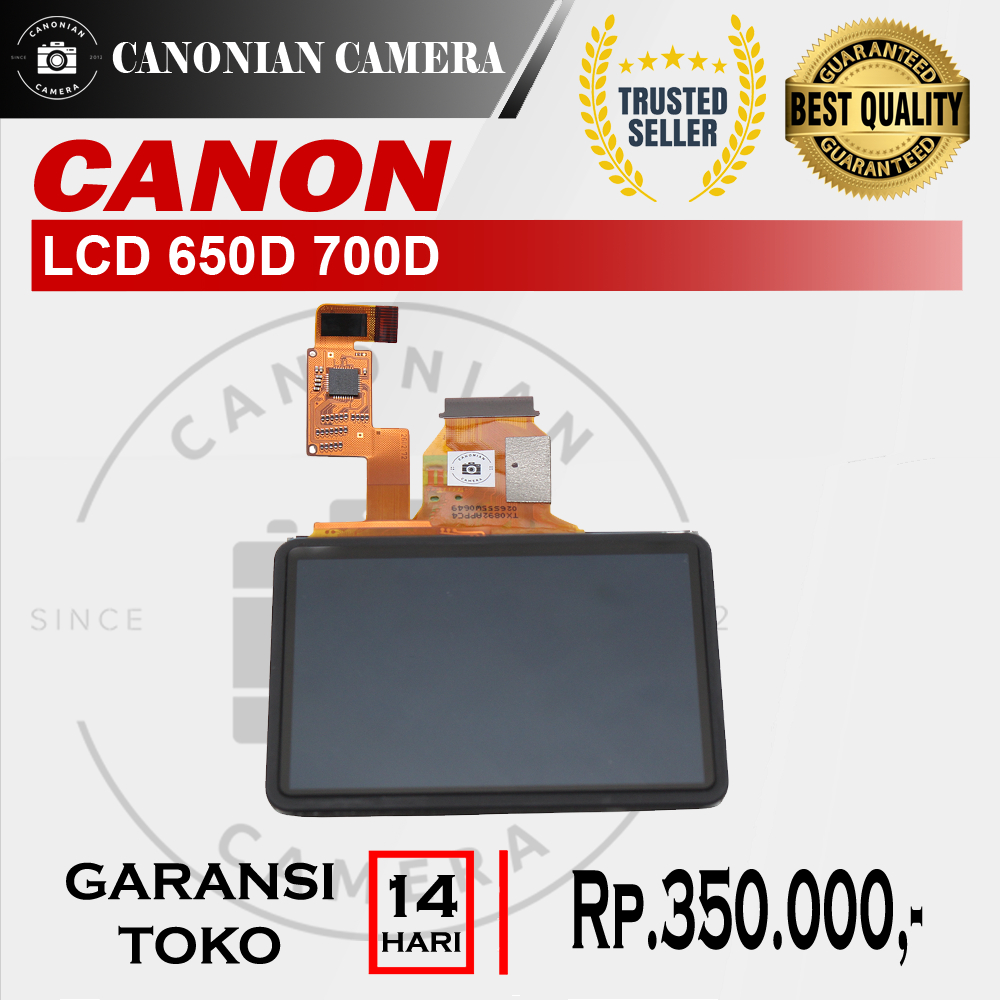 LCD Canon 650D 700D Bekas Vignete