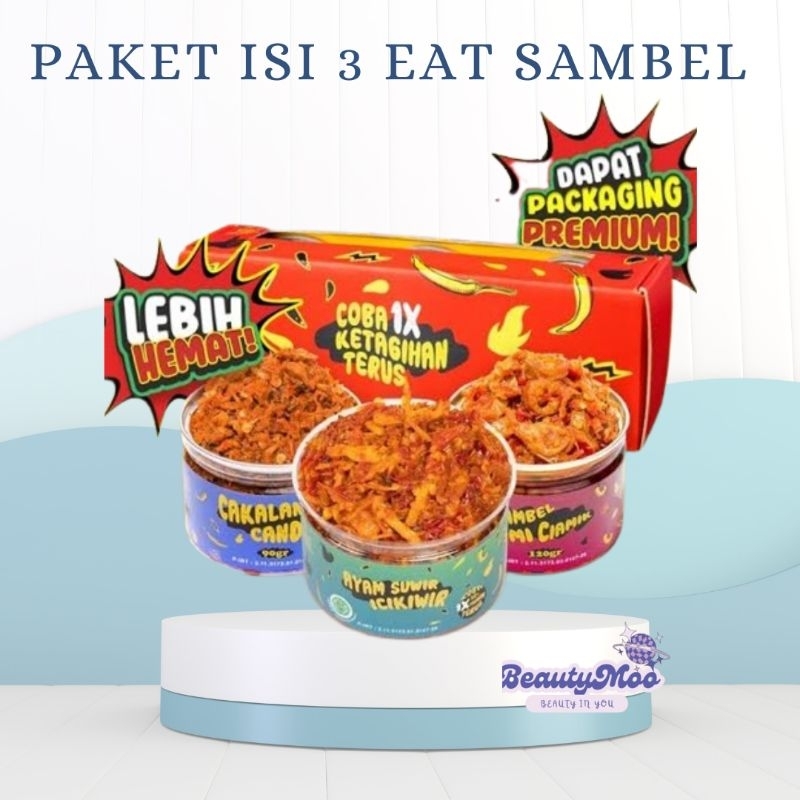 

Paket Hemat Isi 3 Pcs Eat Sambel Mix Varian