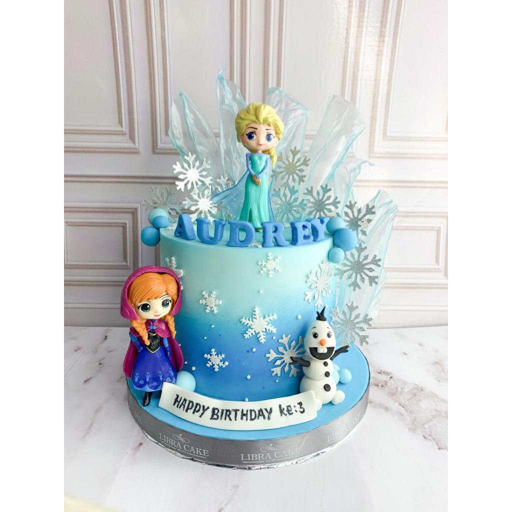 

Kue Ulang Tahun/Birthday Cake/Kue Ultah Tema Frozen/Kue Anna Elsa Olaf/Kue Birthday Jakarta