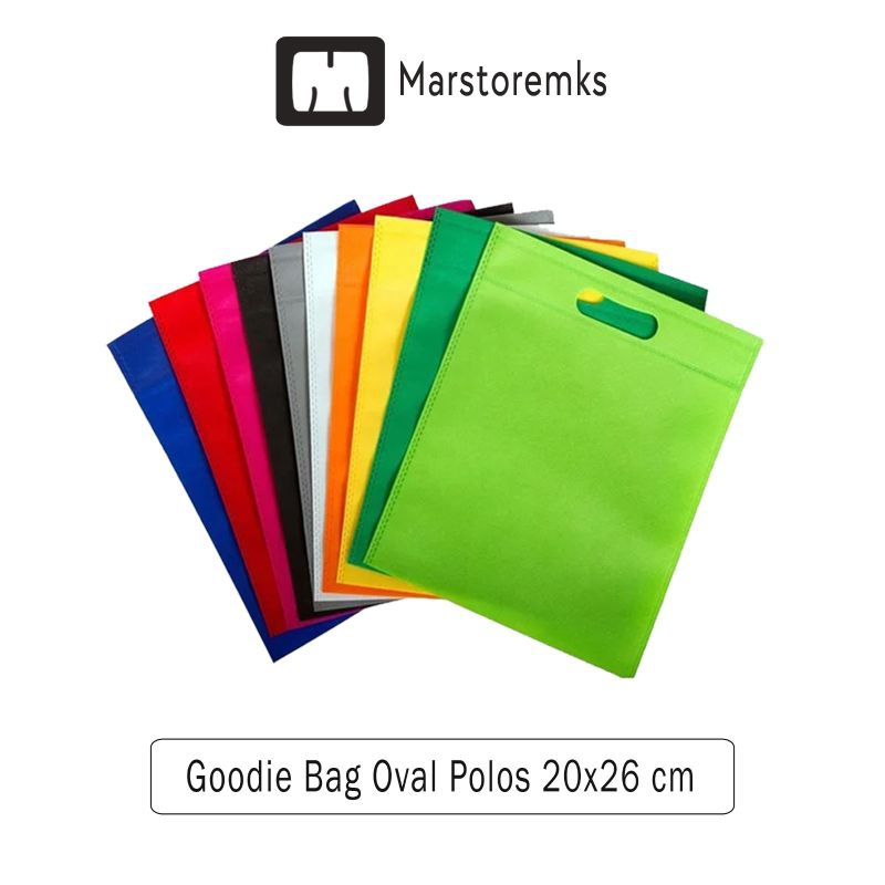 

Goodie bag Tas Spunbond Oval Tas Belanja Souvenir 20x26 cm