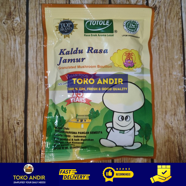 

Totole Kaldu Rasa Jamur 40gr