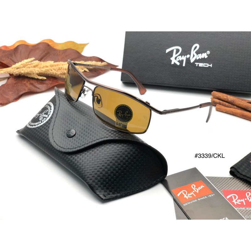 kacamata rayban rb3339 lensa kaca full set box super