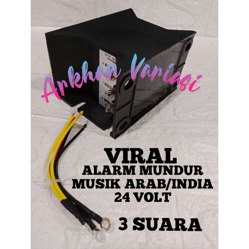 Klakson Mundur 3 Suara Back Horn Atret Alarm Suara India Arab Musik 24 Volt Truk Bus