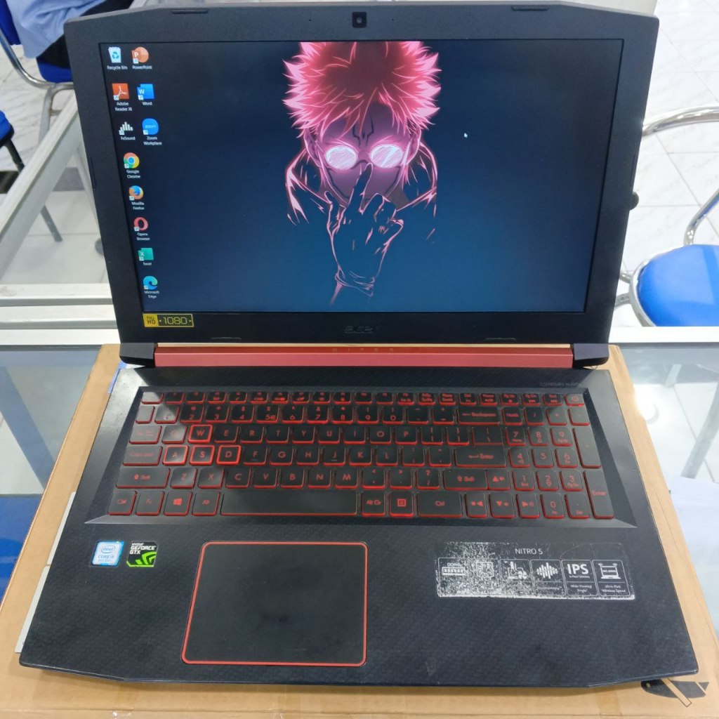 ACER NITRO 5 AN515-52/i5-8300H/8GB/256GB/GTX 1050 TI/15,6" FHD/Key Backlight/Windows 11/SECOND