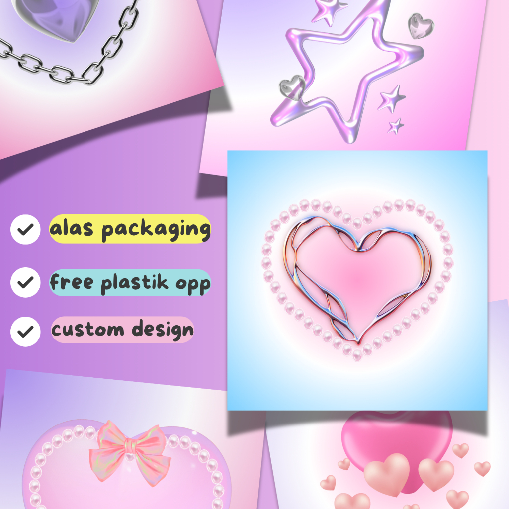 

Custom Alas Packing Aksesoris Alas Packaging Lucu