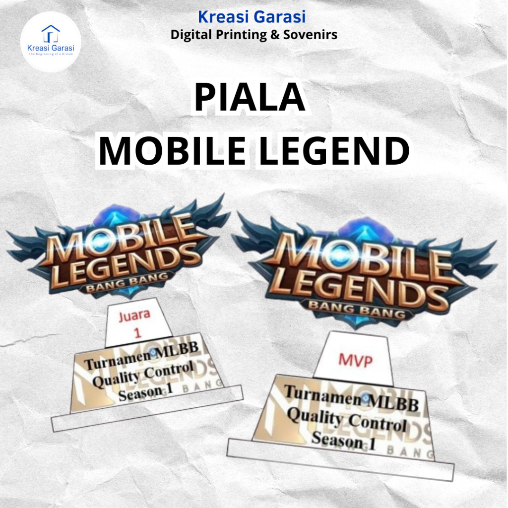Piala/Plakat/Trophy Mobile Legends Akrilik