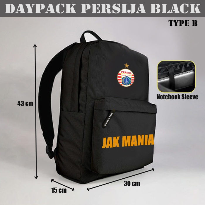 Tas Ransel Persija - Tas The Jak - Tas Persija Jakarta - Backpack Persija - Tas Sekolah Persija -