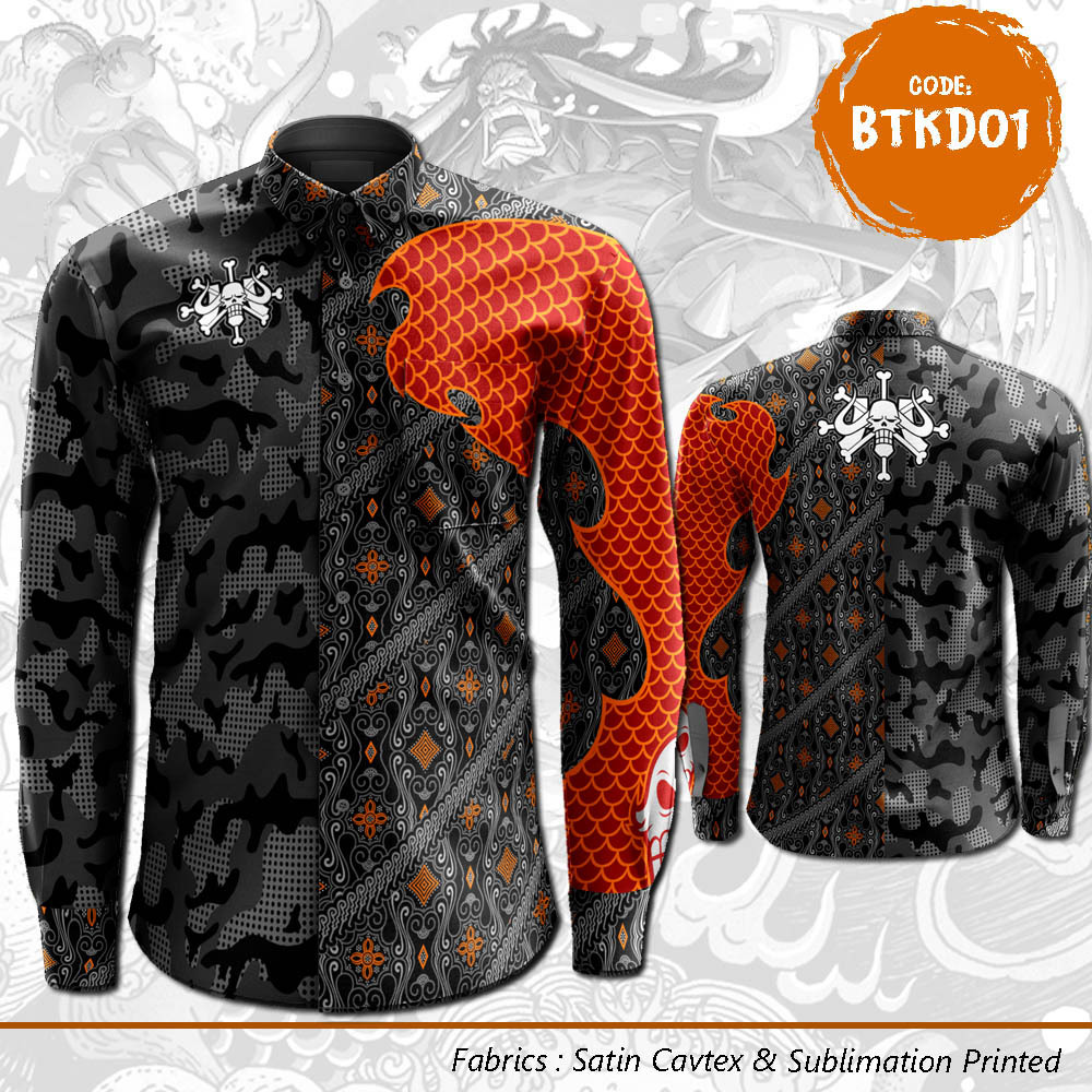 Kemeja Batik Kaido One Piece, Kemeja Batik Terbaik dan Keren
